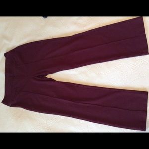 Cato cranberry flare pants
